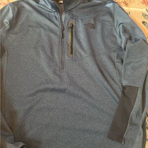 The North Face Men's Heathered Blue Performance Jacket